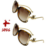 Stylish women's oval frame sunglasses with UV400 protection by HSF Marketplace