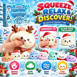 HSF Marketplace dumpling squishy mystery blind bag Christmas advent calendar sensory toy set with 24 pieces