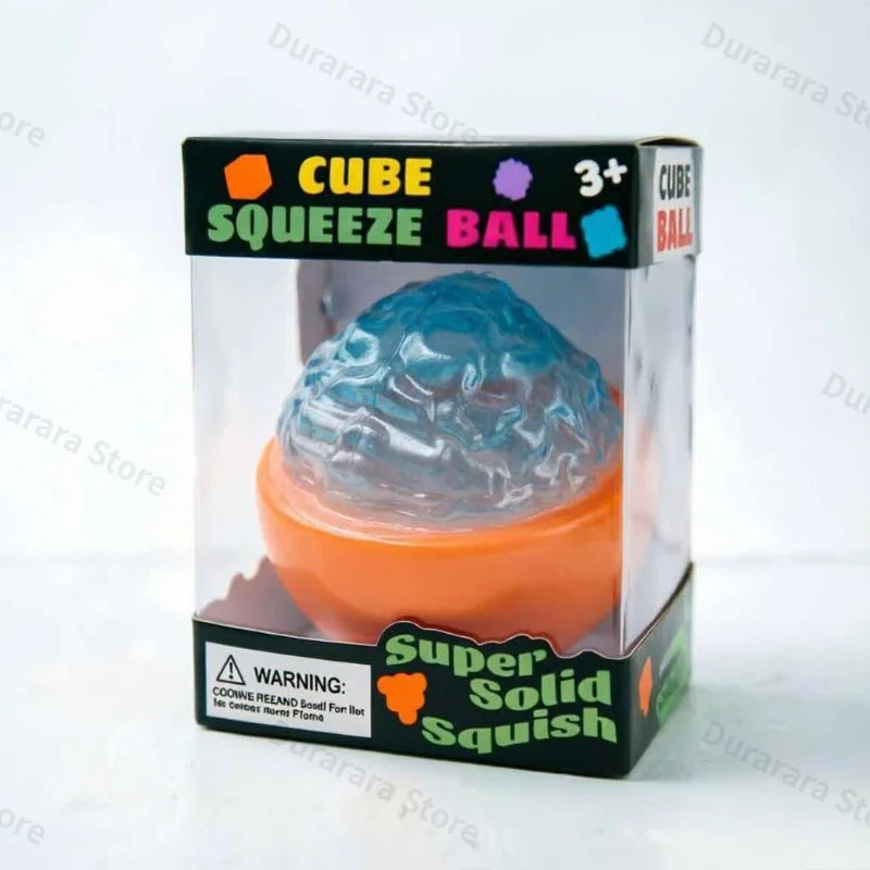 2026 New Snowflake Ice Cube Maltose Squishy Stress Relief Slow Filled Squishy Toys Stress Relief Decompression Venting Toys