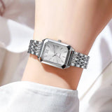 Elegant Rectangle Women Watches Fashion Ladies Quartz Wristwatches Reloj Mujer Girls Clock Gift（Without Box）