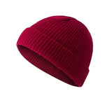 Unisex knitted winter beanie hat in a cozy, comfortable style for women by HSF Marketplace