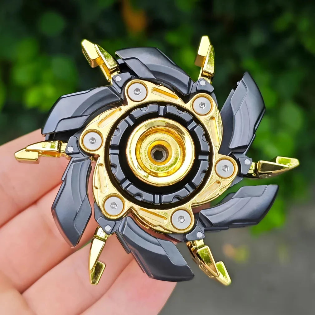 EDC Fidget Sliders Fidget Toys Stress Relief For Adults Magnetic Metal Irritable Mood Buster Open Armor Spinning TopFidget Toys