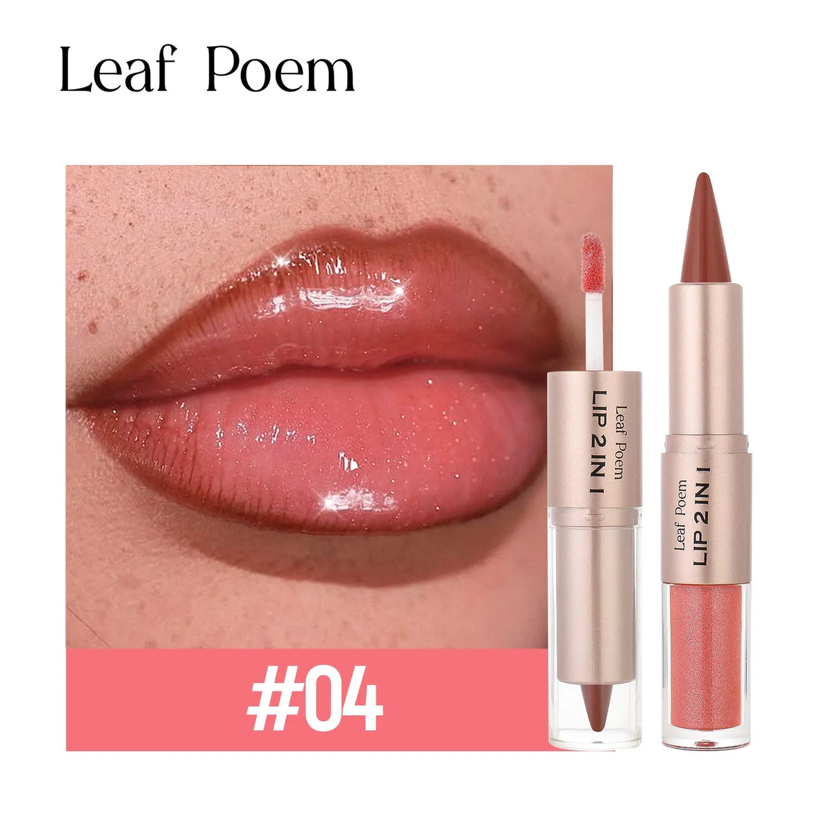 Dark plum pink lip makeup with matte lip liner, gloss, and mirror from HSF Marketplace, waterproof, plumping, and non-stick lip contour.