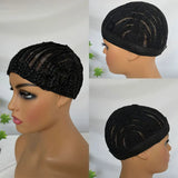 Braided Cap Crochet Wig Cap in Cornrow Sew Hair for Making Synthetic Wig or Weave Easier Sew In Crochet Braided Wig Caps 1pcs