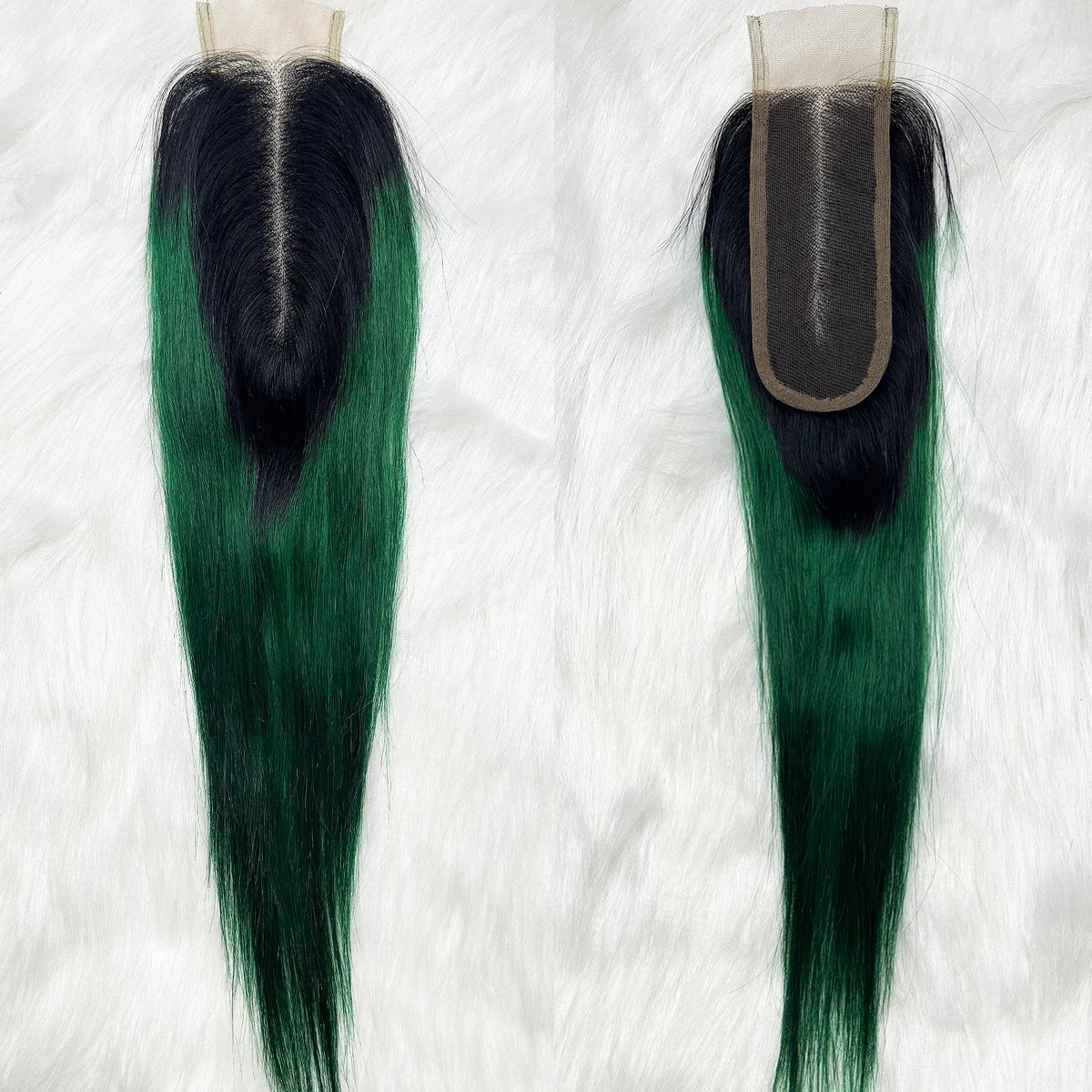 Bone Straight Human Hair Bundles with 2x6 Transparent Lace Closure 100% Virgin Hair Weave Extensions for Black Women
