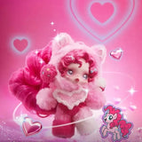 POP MART SKULLPANDA x My Little Pony plush doll pendant blind box collectible figure anime toy