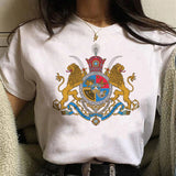 Women's Funny Iran T-shirt by HSF Marketplace, casual Harajuku style graphic tee