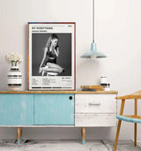Ariana Grande canvas print featuring Thank U, Next and Positions poster artwork by HSF Marketplace