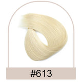 Straight ponytail hairpiece, 100% human hair drawstring clip-in horsetail for women in natural style