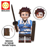 Demon Slayer action figures building bricks blind box collectibles by HSF Marketplace