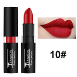 HSF Marketplace 12-color waterproof lipstick set with matte finish in red, black, blue, purple, green, and more for bold makeup looks.