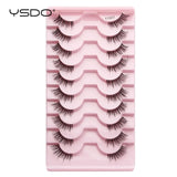 HSF Marketplace natural half false eyelashes, 5 or 10 pairs for effortless beauty