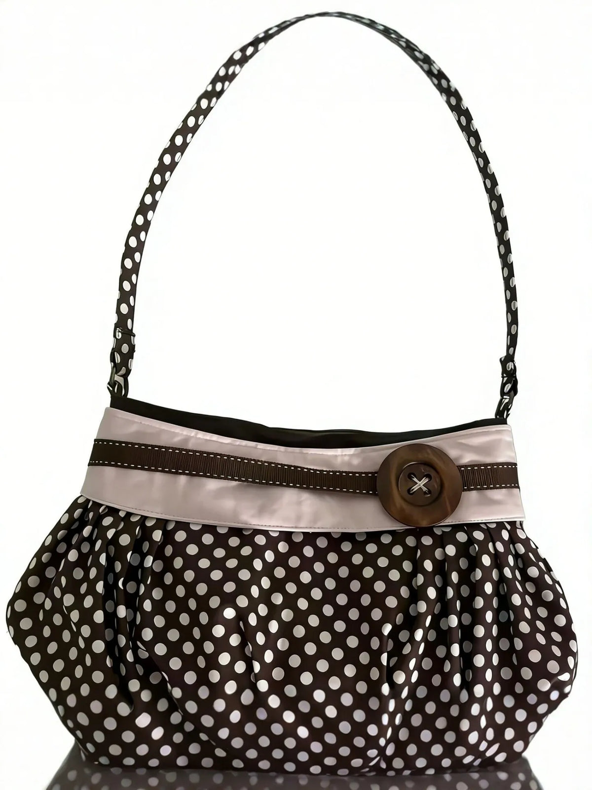 Y2K striped leopard shoulder bag for women, vintage luxury handbag design in brown and black tones