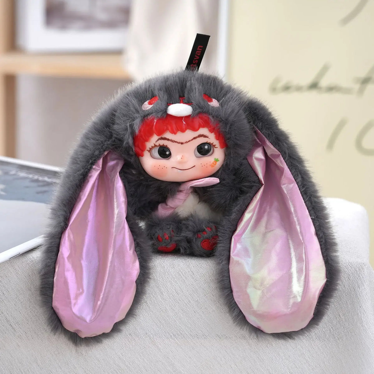 Wakuku rabbit plush doll pendant from the Hot Selling New Doll Party Second Generation collectible series