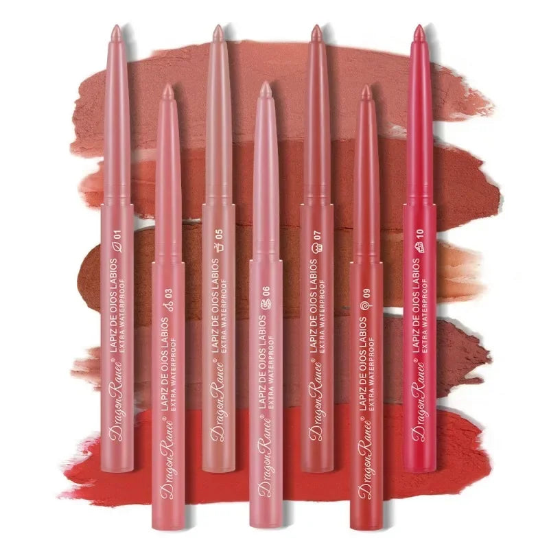 HSF Marketplace waterproof matte lipliner pencil in Sexy Red with moisturizing, non-stick formula for long-lasting lip contour makeup.
