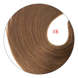 Doreen clip-in ponytail hair extensions, 100% Remy human hair wrap ponytail piece in natural style