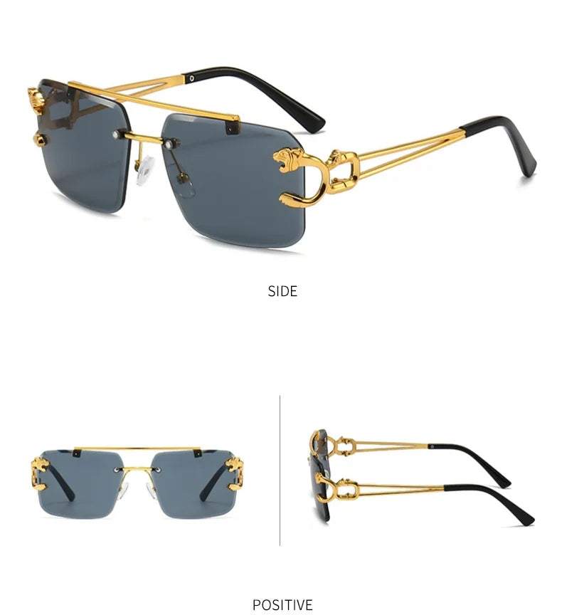 Trendy square HSF Marketplace sunglasses for men and women with UV400 protection