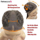 Burgundy 4C human hair bob wig with 13x6x1 frontal lace, straight style, middle part, short 99J red wig, natural human hair.