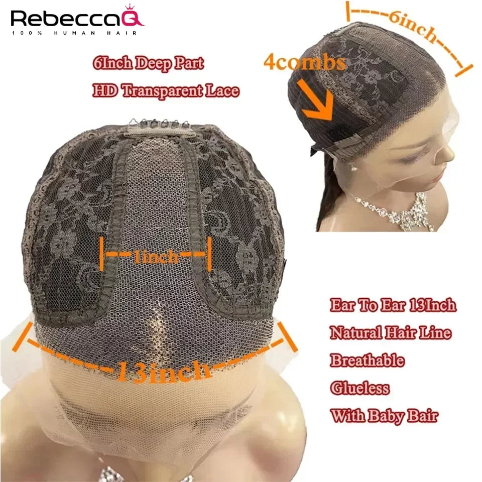 Burgundy 4C human hair bob wig with 13x6x1 frontal lace, straight style, middle part, short 99J red wig, natural human hair.