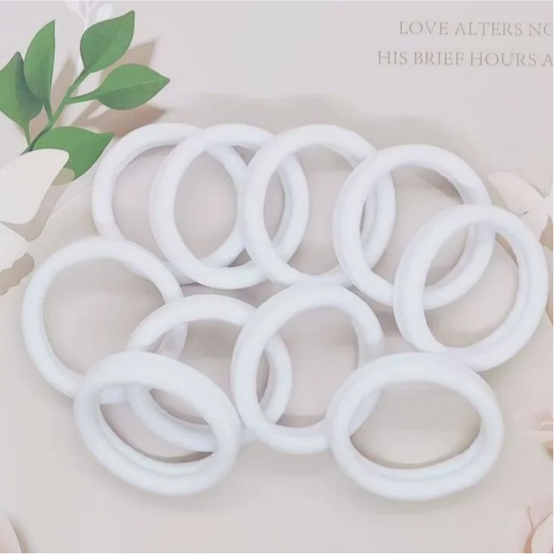 50PCS Four Seasons Elastic Hair Bands Girls 4CM Sweets Scrunchie Rubber Band Hair Ties Clips Headband Hair Accessories