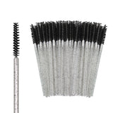 50-piece eyelash brush set for lash extensions and makeup by HSF Marketplace