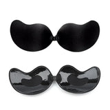 Invisible strapless adhesive push-up bra with seamless silicone nipple covers for women by HSF Marketplace