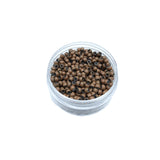 500 Pcs 3.0mm Silicone Lined Beads Nano Beads for Hair Extensions Copper Nano Ring for Nano Tip Extension