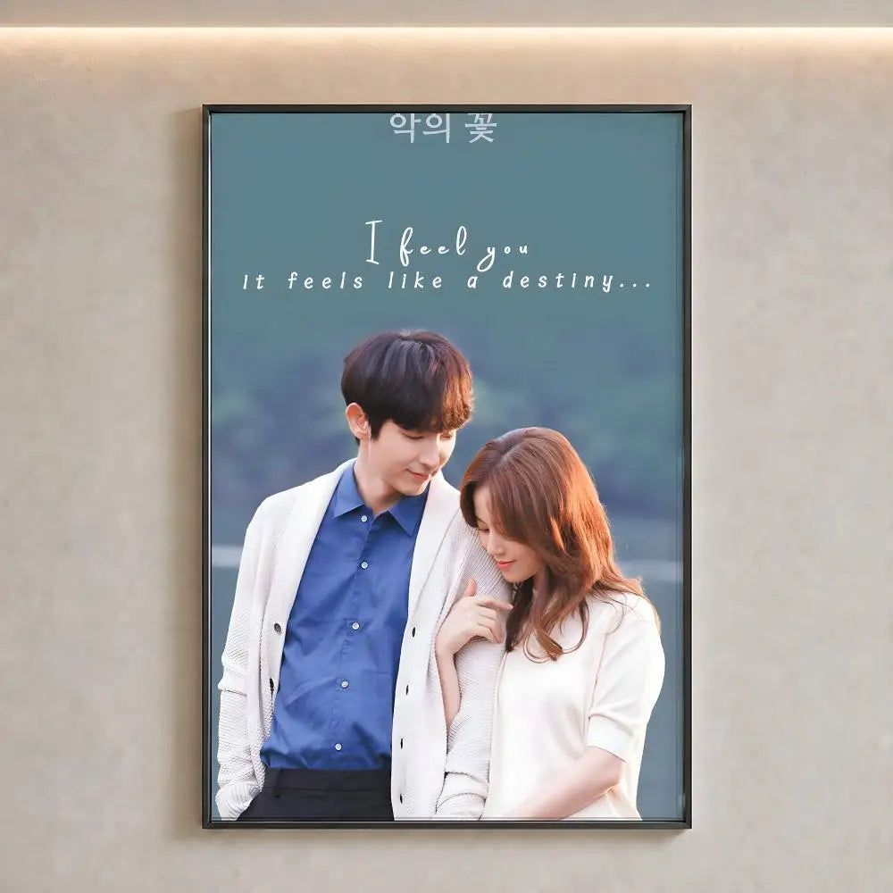 Flower of Evil Korean thriller drama poster wall decor, HSF Marketplace K-culture merch