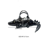 Luxury women's handbag by HSF Marketplace with high-quality PU leather, playful shape, and shoulder strap, perfect for stylish outings.