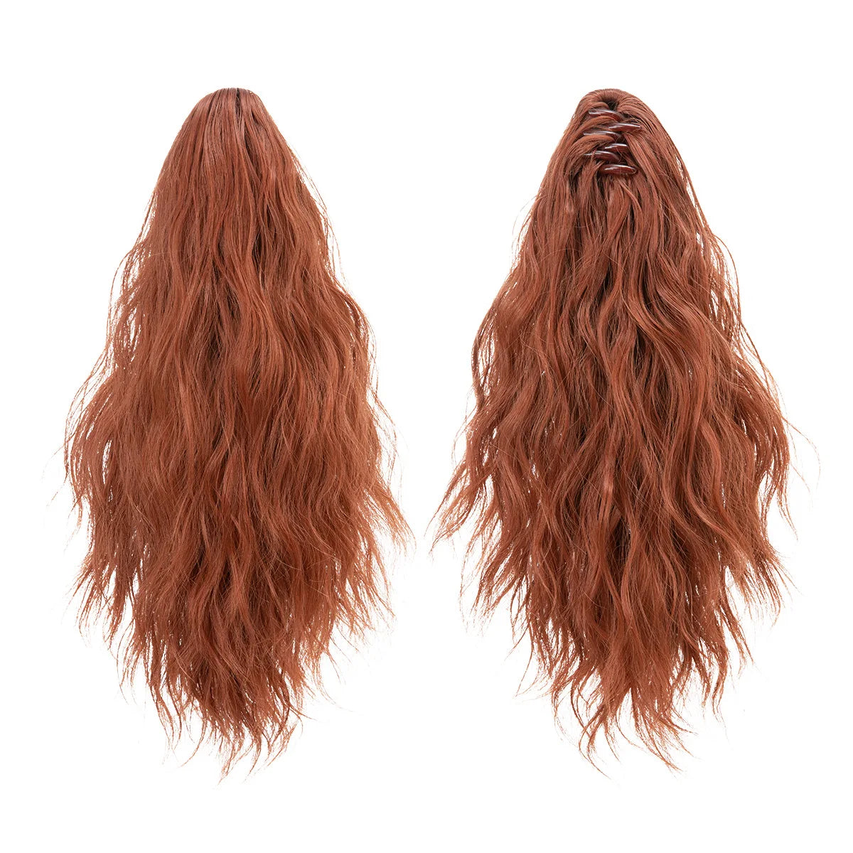 Cute curly ponytail extension with clip design, easy-wear hairpiece for everyday styling