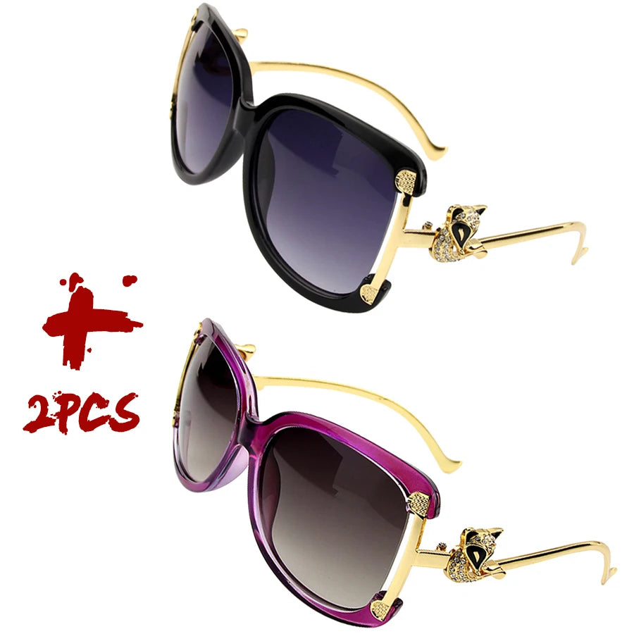 Stylish women's oval frame sunglasses with UV400 protection by HSF Marketplace