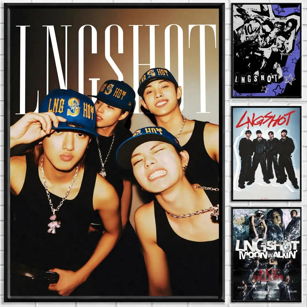 LNGSHOT Kpop poster by HSF Marketplace for stylish wall decor in any room