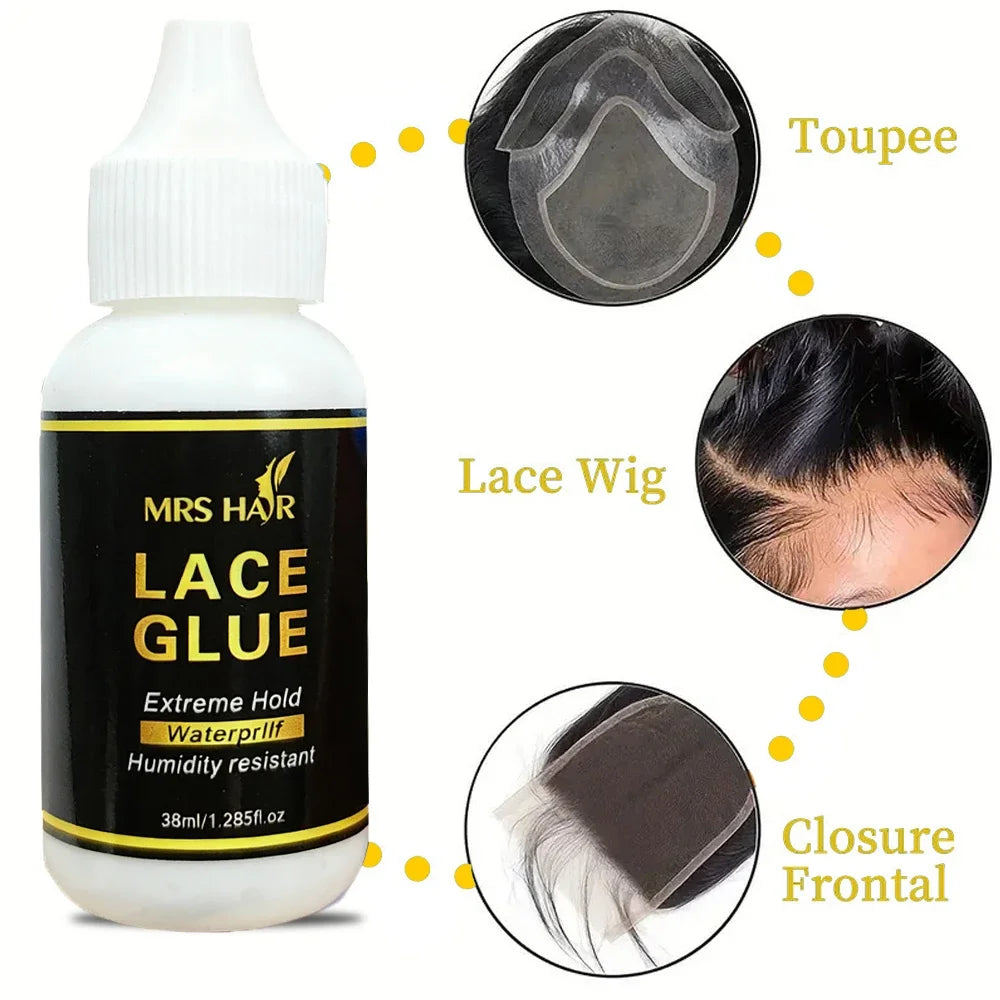 Lace Melting Spray Extreme Hold Waterproof Lace Glue Wig Adhesive Remover Lace Frontal and Full Lace Wigs Durable