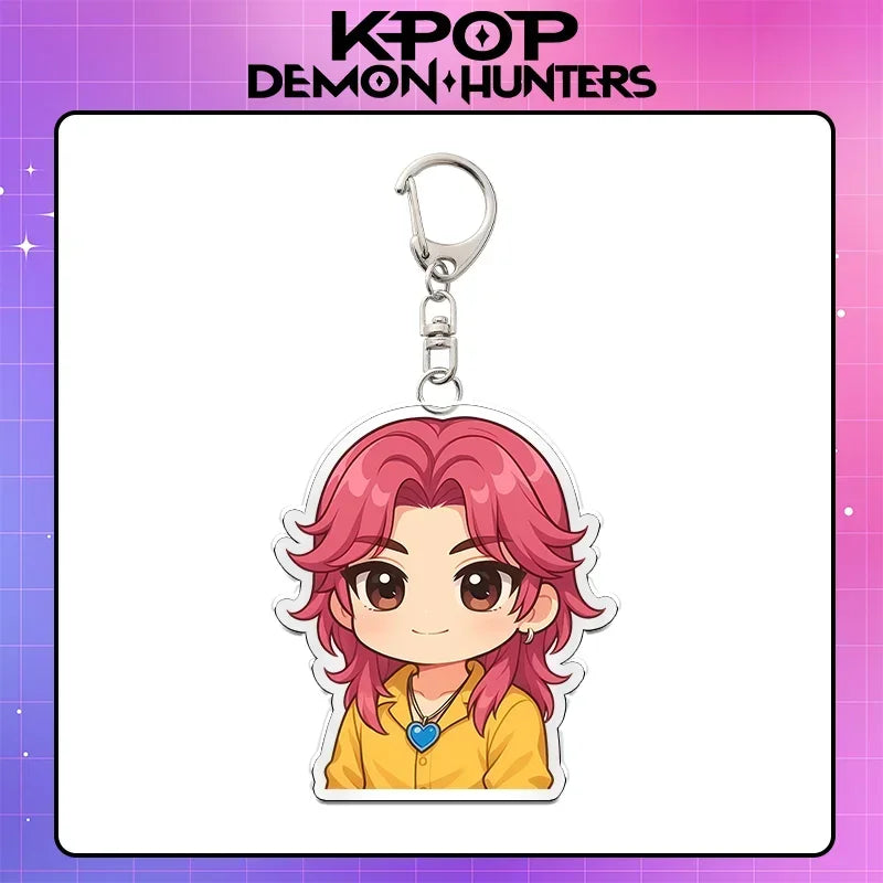 Kpop Demon Hunters acrylic keychain, unique anime accessory by HSF Marketplace