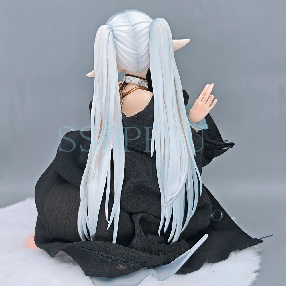 Frieren 1/6 sitting PVC anime figure from Sousou No Frieren, Japanese collectible model doll by Ribose
