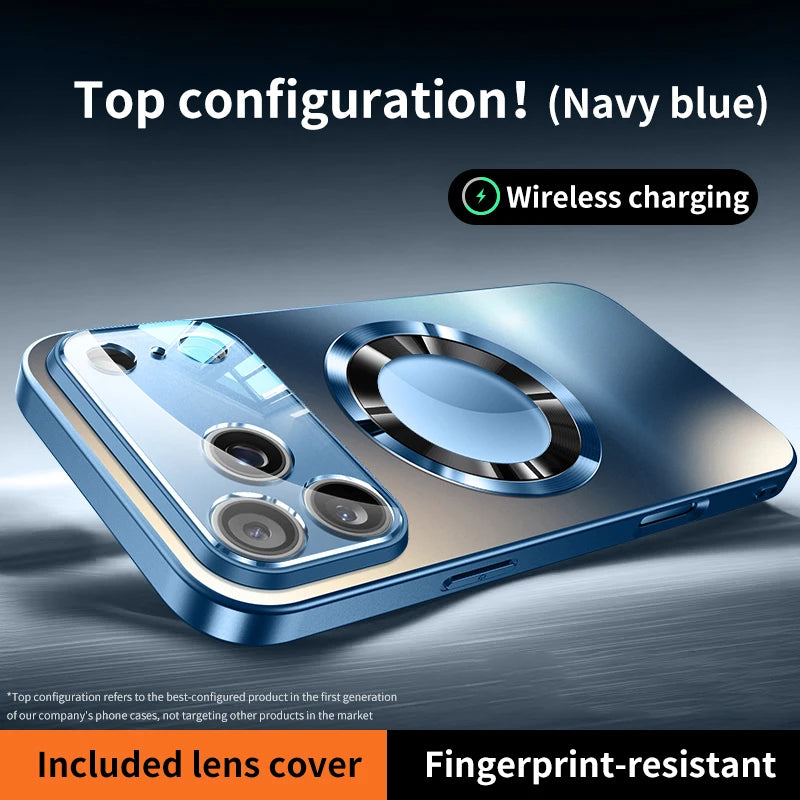 HAIRSOFLY luxury glass MagSafe-compatible phone case for iPhone 18 and 17 Pro Max