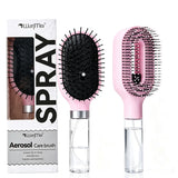 HSF Marketplace detangling spray hair brush with refillable water tank for hair styling
