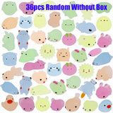 Glow-in-the-Dark Mini Mochi Squishy Animals – Cute Stress Relief Sensory Fidget Toys