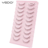 Natural full 3D false eyelashes by HSF Marketplace for cat eye looks