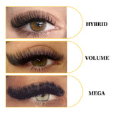 Premium individual false eyelash extensions for natural volume by HSF Marketplace