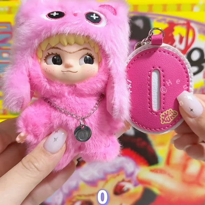 Wakuku On A Roll Series V3 cute vinyl plush pendant doll collectible figure mystery blind box