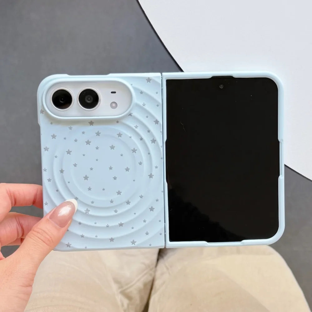 Dopamine Ripple Pattern iPhone Duo Case with Stand Feature by HSF Marketplace