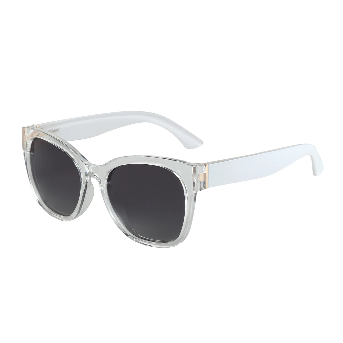 Fashion butterfly frame polarized sunglasses for women with UV400 protection, chunky cat eye design, and stylish sunshade.