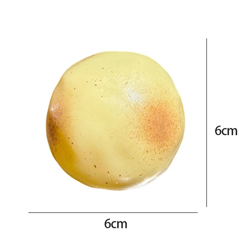 Soft squishy potato stress ball from HSF Marketplace, featuring a smooth, rebound-free plasticity for sensory and anti-stress relaxation.