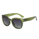 Women’s butterfly frame polarized sunglasses with thick design, UV400 protection, cat eye shape, HSF Marketplace fashion eyewear.