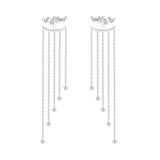Orstarry S925 sterling silver 18k gold classic knot stud earrings for women, elegant jewelry close-up