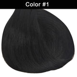 #4/27 Brazilian straight human hair clip-in extensions, natural color, 16–26 inches