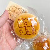 Cute 7cm bio burger squishy sensory toy from HSF Marketplace, ultra soft slow rebound PU bread pendant for stress relief.