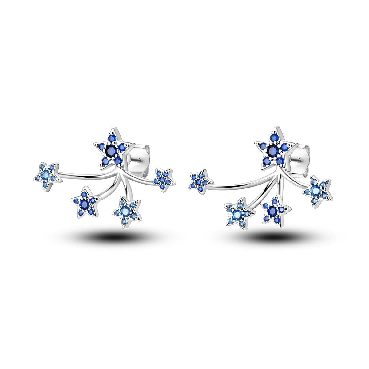 Orstarry S925 sterling silver 18k gold classic knot stud earrings for women, close-up view