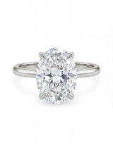 925 Sterling Silve Gorgeous Shiny 1-8CT Zircon Oval Stone Ring For Women Engagement Wedding Luxury High Quality Fine Jewelry